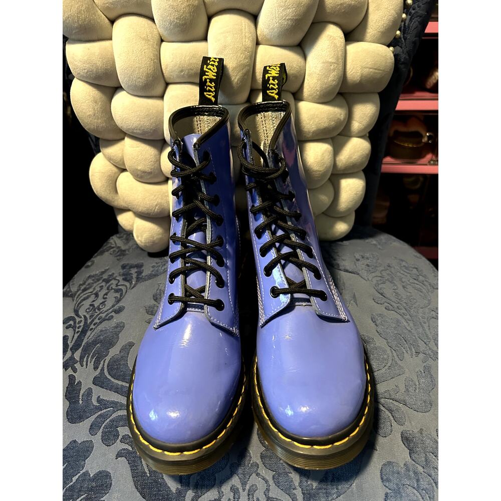 Dr Martens 1460 Hyacinth Blue Patent Leather size 8/EU 39 - Picture 3 of 8